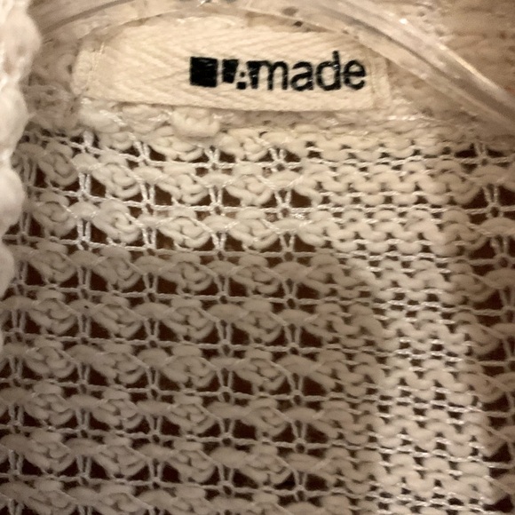 LAmade SUSTAINABLE CARDIGAN  SWEATER TASSELS DETAILS M / L  NWOT - Picture 4 of 7